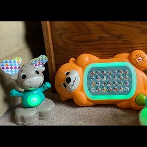 Two of the Linkimal toys